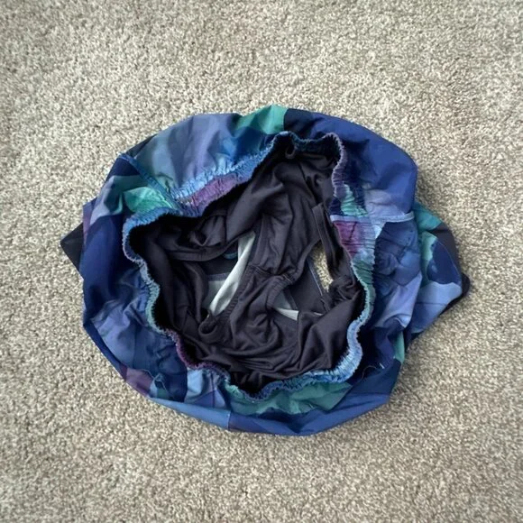 athleta make a splash mesh racer run 4" short 🤍 m - Picture 7 of 16